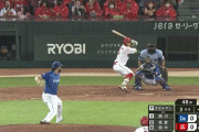 広島・西川、無死満塁から先制タイムリーｗｗｗｗｗｗｗ