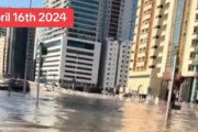 【動画】ドバイ、大雨で水の都と化してしまう