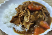 ( ヽ´ん`) 「ケンモカレー作った」