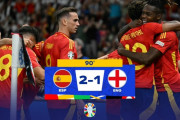 ◆EURO◆決勝 スペイン×イングランド イングランド終盤追いつくもまさかのオヤルサバルでスペイン勝ち越し！最多4度目の優勝決定！