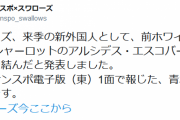 ヤクルト、元メジャーリーガーのエスコバーと契約