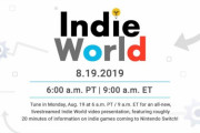 インディーを紹介する「Indie World Presentation 8.19.2019」が8月19日22時放送