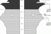 日本の人口ピラミッド見てたら絶望しかなくて草