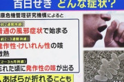 【記録的流行】10歳以下を狙う「百日ぜき」　国立感染症研究所「8割に薬剤耐性」中国型に近く訪日客などから国内に広がった可能性