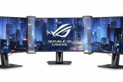 ASUS、ベゼルを消して1枚の超ワイド画面にできるキット「ROG Bezel Free Kit ABF01」を26日より発売