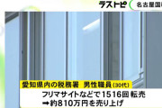 名古屋国税局の職員、小遣い稼ぎのためにフィギュア等を1516回転売し約810万円売り上げる