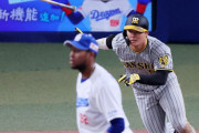 【阪神】前川右京が意地のライデル打ち　開幕左翼争い「使ったら打つよ」岡田監督はバット高評価