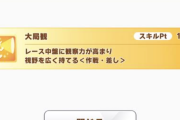 【ウマ娘】視野スキルとかいう今でも効果が不明な未解決問題
