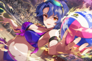 【ミリシタ】シタでは大して風花に水着のカード無いんだからもっと水着の仕事持ってこい