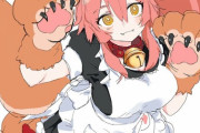 【FGO】タマモキャットイラスト！！　メイド姿が可愛いです！！