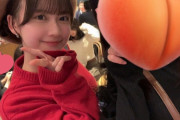 田辺美月「名古屋ではももたんに会えました☺🍑」