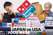 海外視聴者「色々食べたくなる！」日本とアメリカのドミノピザメニュー比較