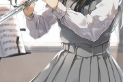 【画像】フルートを演奏してる美少女って美しいよな・・・