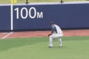 【悲報】台湾の至宝王柏融さん、外野守備中に急にエクササイズを始めてしまう