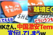 【NHK公認】中国Temuが日本のEC募集開始‥‥禁止してる国もあるのになぜ？？？