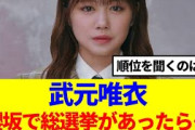 【櫻坂46】武元唯衣「もし櫻坂で総選挙があったら…」
