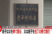 父と息子が殴り合いの大喧嘩　父「殴り返しただけ」息子「殴り返しただけ」 二人を逮捕