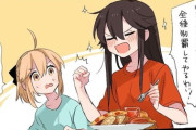 【FGO】食べ放題にて沖田さん＆ノッブ！！　「ええっ！食べきれるんですか...？」