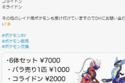 【ポケモンSV】ポケモンをリアル金銭で売買する奴が登場！これ任天堂にガチで怒られる奴