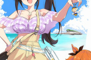 【ウマ娘】お気に入りの水着でキメたタルマエちゃんが声をかけてきた。