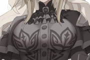 【FGO】クリームヒルトさんイラスト！！　黒い衣装が最高に似合ってます！