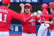 カープ菊池涼介(31) 打率.500本塁打2打点6 出塁率.510 長打率.765 OPS1.279 得点圏.800（7冠王）