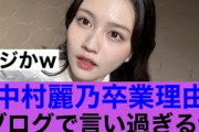 【衝撃】乃木坂46卒業中村麗乃がブログで卒業理由を明かす…#乃木坂46 #乃木坂工事中