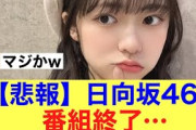 【悲報】日向坂46の冠番組が終了してしまう模様…#日向坂46