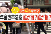 年金制度改革可決により、氷河期世代の年金を増加、現在63歳以上の男性・67歳以上の女性は年金マイナスに