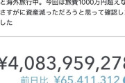 【悲報】投資家さん、旅行で1000万使ったのに何故か資産が増えて絶望するｗｗｗｗ