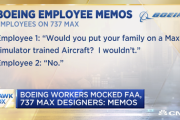 【悲報】ボーイング社員「737MAXに家族を乗せれるか？俺はイヤだね」「私も無理」。とんでもないメールが公表されてしまう