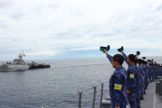 外洋練習航海に参加中の護衛艦「 むらさめ 」…インドネシア海軍、 タイ海軍と共同訓練！