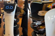 外国人「日本のレストランにいたロボットが可愛すぎたよ！」