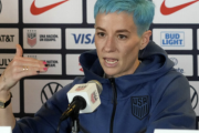 米女子サッカーのレジェンド、ミーガン・ラピノーが引退を発表…２０日開幕のＷ杯終了後に