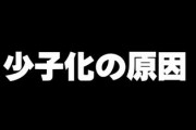少子化の原因って絶対貧困じゃないよなｗｗｗ