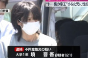 トー横の帝王、女子小学生（11）に性的暴行して逮捕