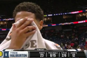 【NBA】ハリバートンが約16か月ぶりの復帰戦で23得点12アシスト！試合後に感極まり涙