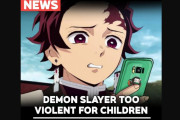 外国人「『鬼滅の刃』は子供には暴力的すぎる？」(海外の反応)