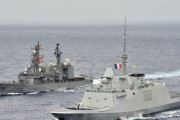 海自護衛艦「やまぎり 」と仏海軍フリゲート艦「ロレーヌ」共同訓練を実施…東京港に寄港！
