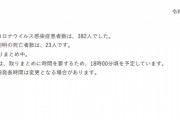 大阪府、新たに３８２人新型コロナウイルスに感染確認　２３人死亡（２０２１年５月１７日）