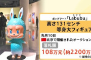 【大人気】中国発のキャラクター「ラブブ」原宿の店に大行列　フィギュア落札額は約2200万円 ！（TBS）