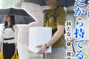 【画像】持たない傘、現れる。これなら雨の日荷物があっても安心ｗｗｗｗｗｗｗ