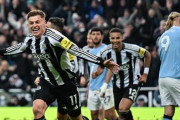 ニューカッスル、マンC撃破！バーンズ２発で2-1勝利し要塞セント・ジェームズ・パークで公式戦6連勝