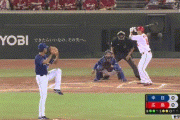 【広島対中日23回戦】広島・長野　中日・阿知羅から第4号先制ソロホームラン！！！！