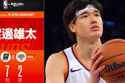 【NBA】渡邊雄太、上々の復帰戦も対人ディフェンスに課題？