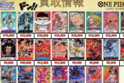 【悲報】　ワンピースカードゲームさん、すでに買い取り価格がおかしいｗｗｗｗｗｗｗｗ