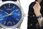 『刀剣乱舞』x「セイコーウォッチ」優雅なコラボ腕時計登場！刀身の秒針＆青い文字盤の三日月宗近モデル