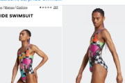 【画像】アディダスさん、女性向け水着のモデルに男性を採用