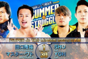 『SUPER Jr. TAG LEAGUE 2021』田口隆祐 マスター・ワトvsYOH SHO 8.9後楽園ホール