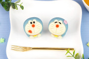 「ドラえもん」がキャラクター和菓子「食べマス」に登場！舌ぺろおちゃめ顔＆桜を頭に乗せたのんびり顔が展開
